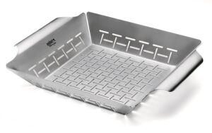 GRAND PANIER EN ACIER INOXYDABLE POUR LÉGUMES WEBER -0