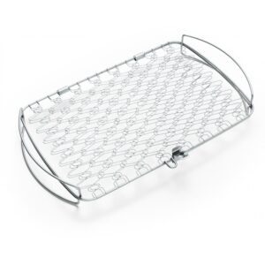 PANIER DE CUISSON POUR POISSON EN ACIER INOXYDABLE WEBER - GRAND-0