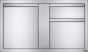 PORTE, (2) TIROIRS BI-3624-1D2DR-0