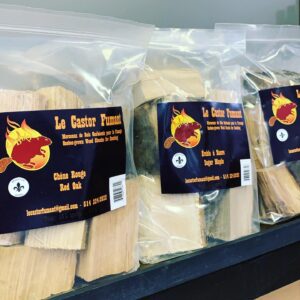 Troncons de bois hickory québécois Castor Fumant