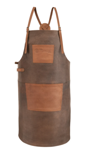 Tablier en cuir avec attaches en X Petromax