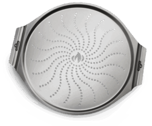 Plateau à pizza 14po en acier inoxydable Napoleon