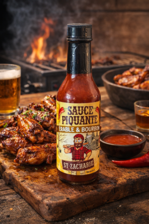 Sauce piquante érable et bourbon St-Zacharie