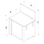 PMOD8502-4_MODULO_PLANCHA_NOIR_ET_INOX_ENO