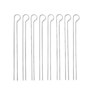 Brochettes double en acier inoxydable de Weber