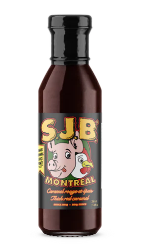 Sauce BBQ caramel rouge épais de SJB
