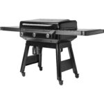 1DFL42LLAC_Griddle_3-4Angle1_LidClosedShelvesUp_9334
